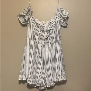 Off the shoulder romper